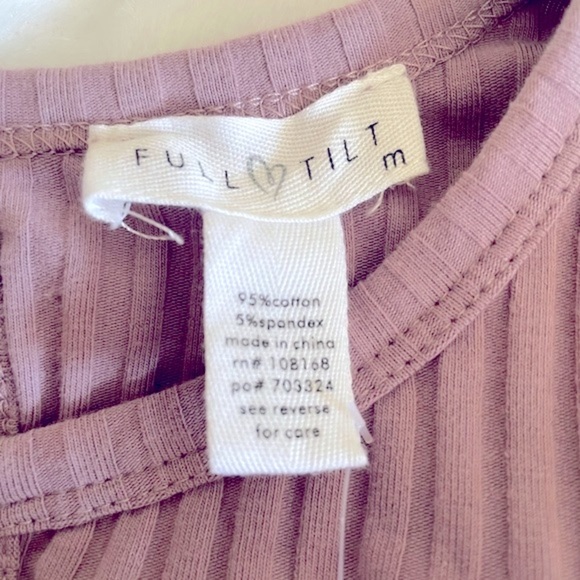 21. Tillys Purple Crossover Bodysuit - Picture 6 of 9